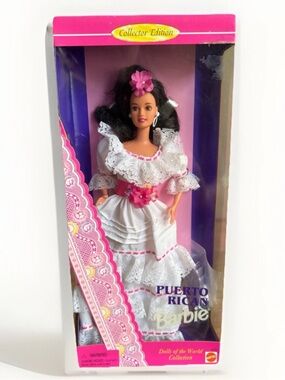 Mattel Barbie Collector Dolls of The World Puerto Rican Doll Vintage New NRFB